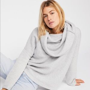 Huntington Drop Shoulder Cowl Neck Sweater